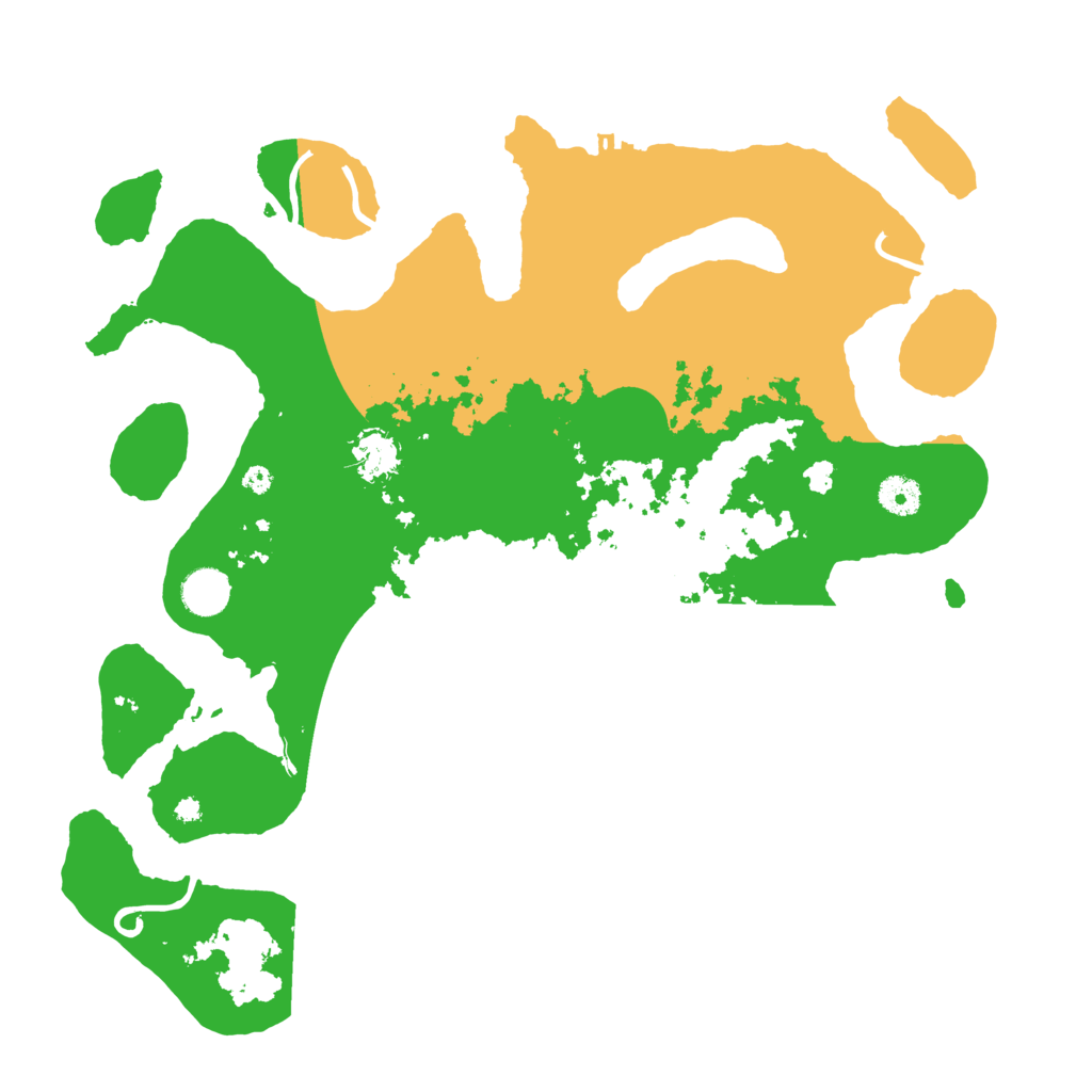 Biome Rust Map: Procedural Map, Size: 4000, Seed: 303868