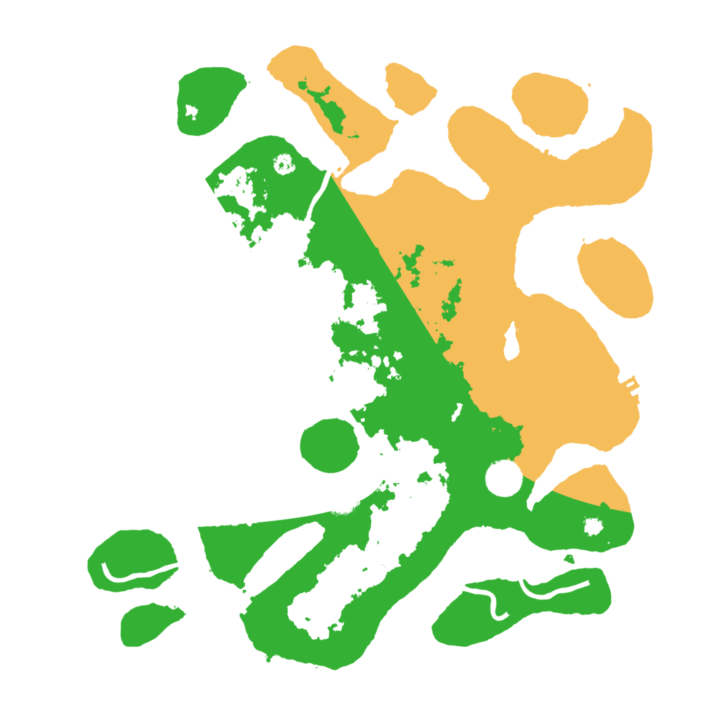 Biome Rust Map: Procedural Map, Size: 3550, Seed: 38199