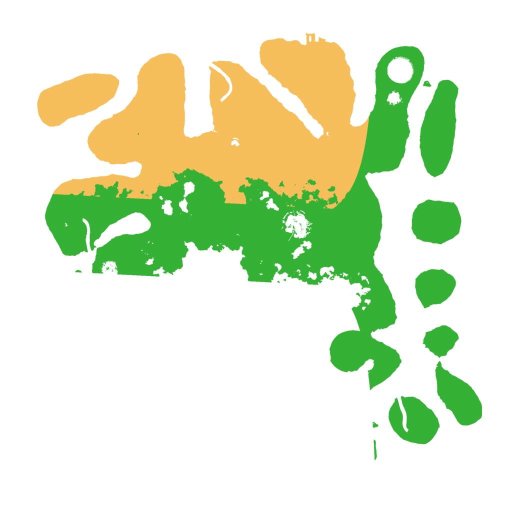 Biome Rust Map: Procedural Map, Size: 3500, Seed: 3914079