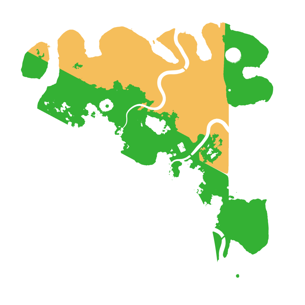 Biome Rust Map: Procedural Map, Size: 3550, Seed: 603542