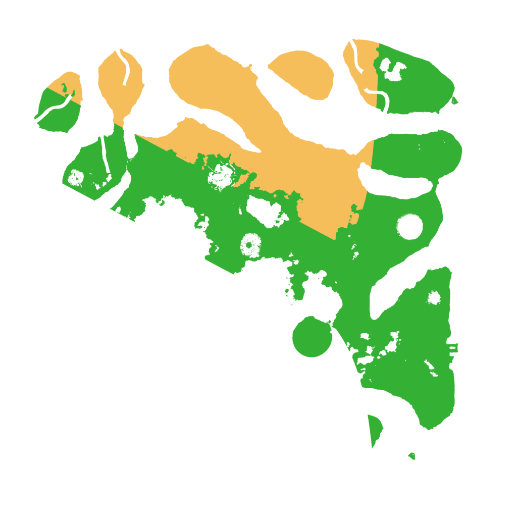 Biome Rust Map: Procedural Map, Size: 3550, Seed: 603542