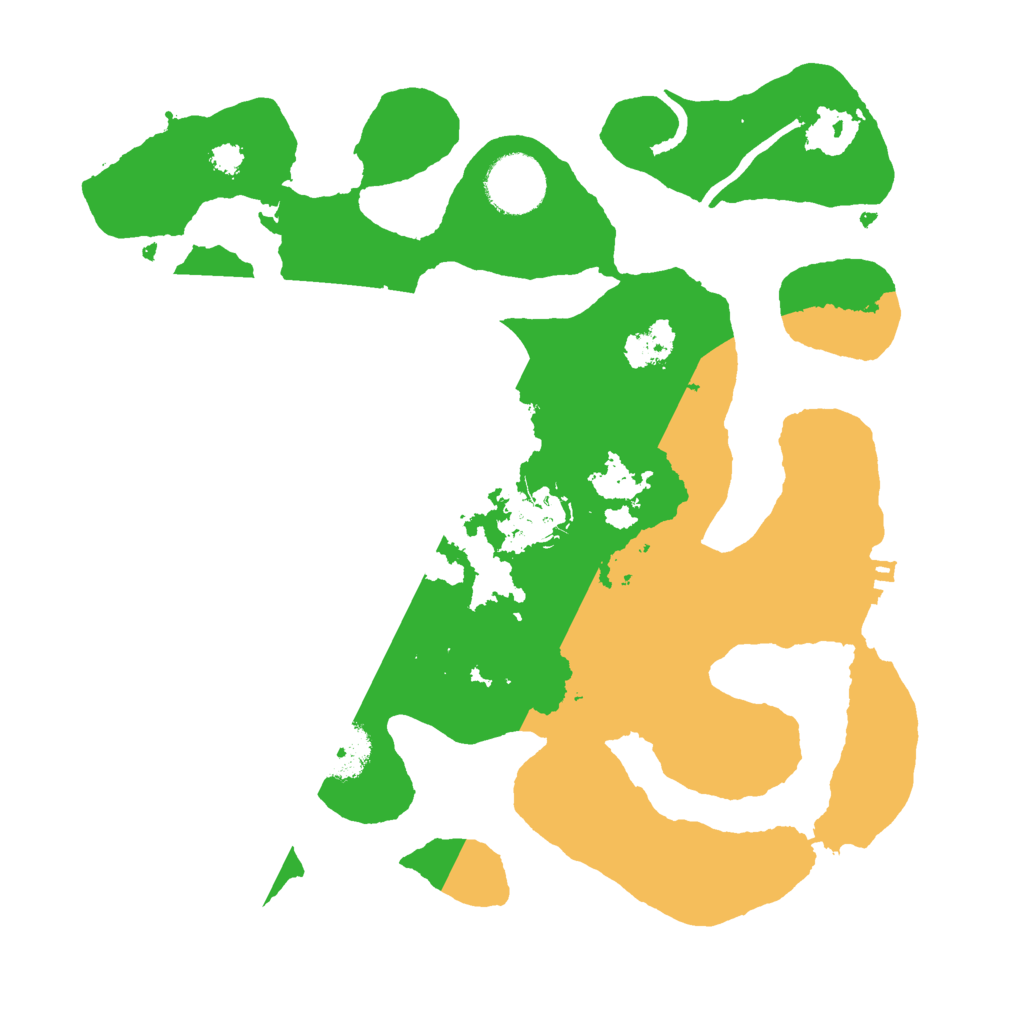 Biome Rust Map: Procedural Map, Size: 3000, Seed: 4820366