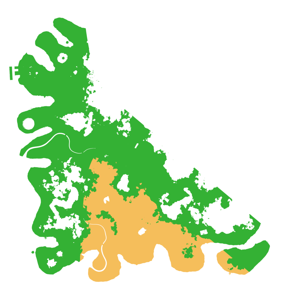 Biome Rust Map: Procedural Map, Size: 4500, Seed: 2659224