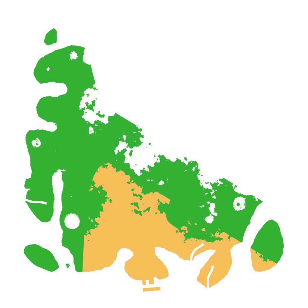 Biome Rust Map: Procedural Map, Size: 3550, Seed: 184072