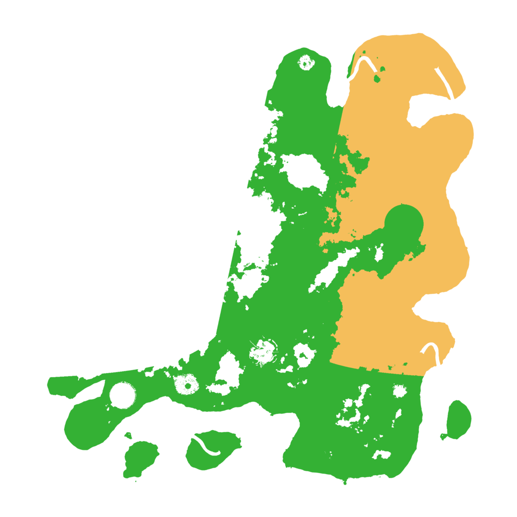 Biome Rust Map: Procedural Map, Size: 3500, Seed: 5301841