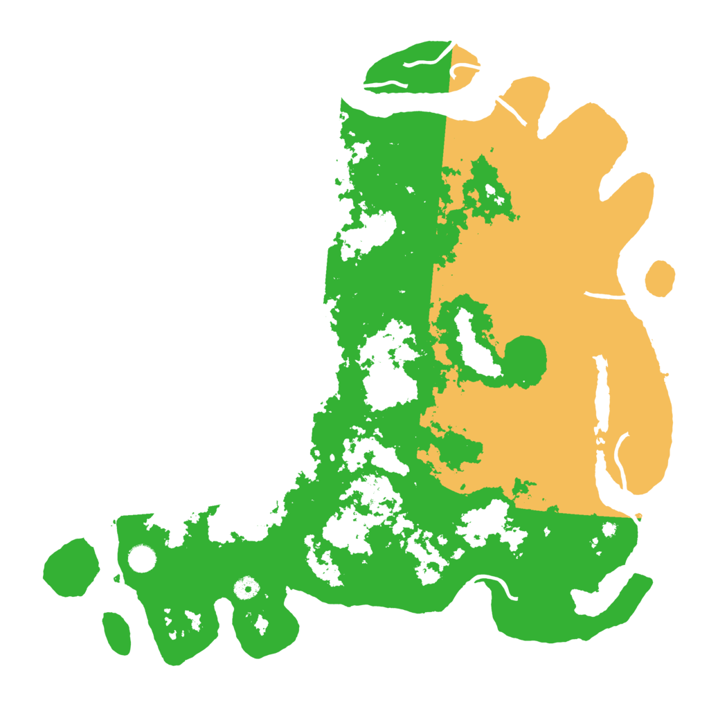 Biome Rust Map: Procedural Map, Size: 4500, Seed: 3950611