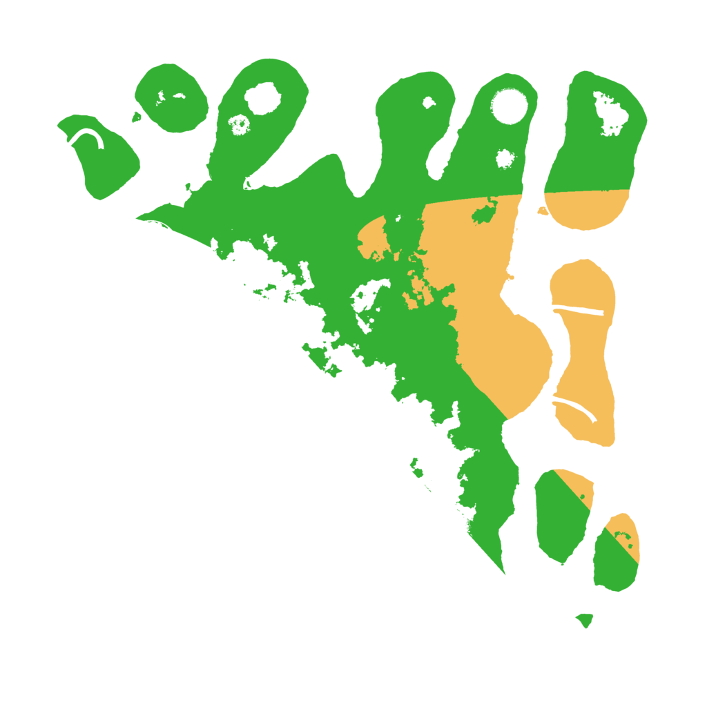 Biome Rust Map: Procedural Map, Size: 3500, Seed: 1295348