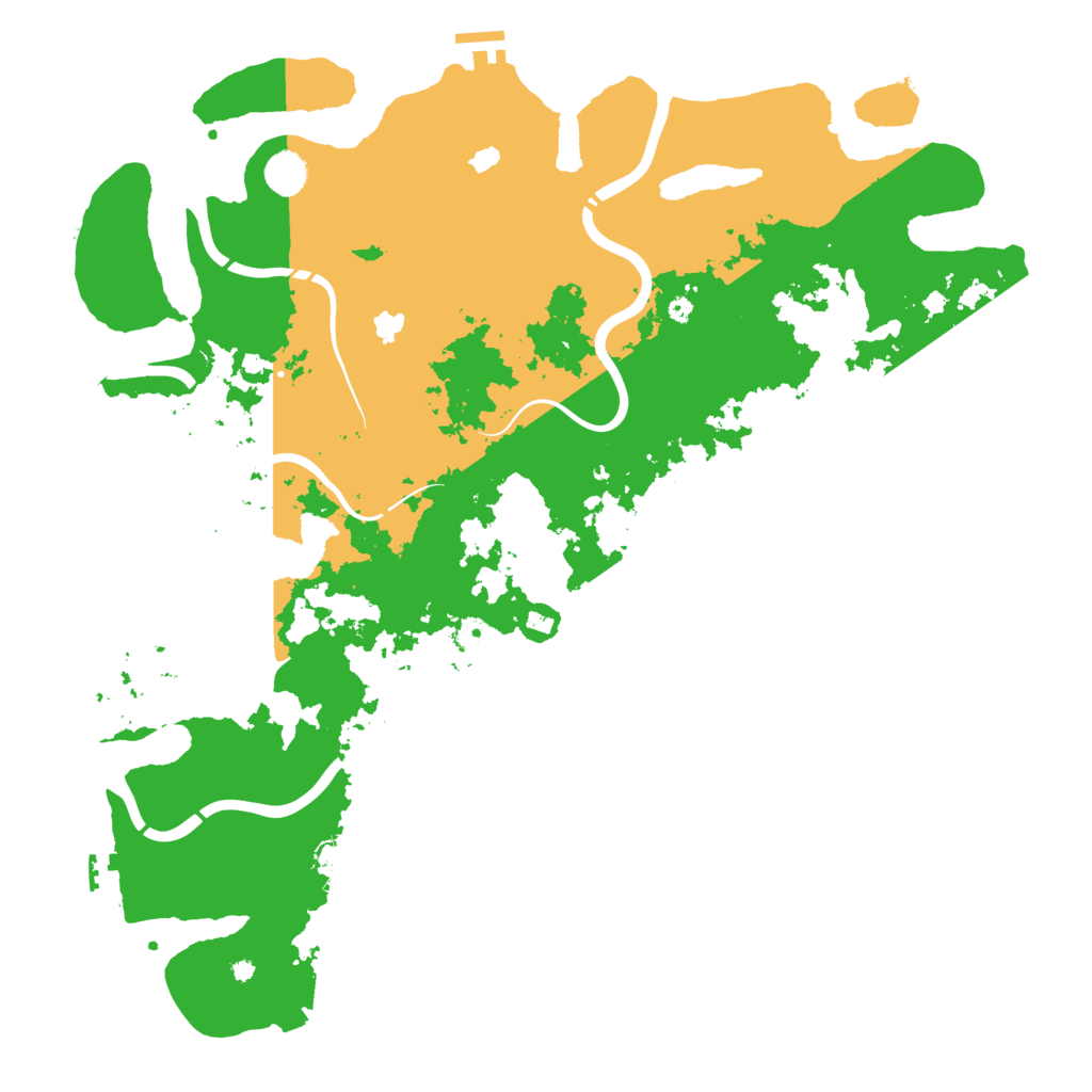 Biome Rust Map: Procedural Map, Size: 4500, Seed: 869857