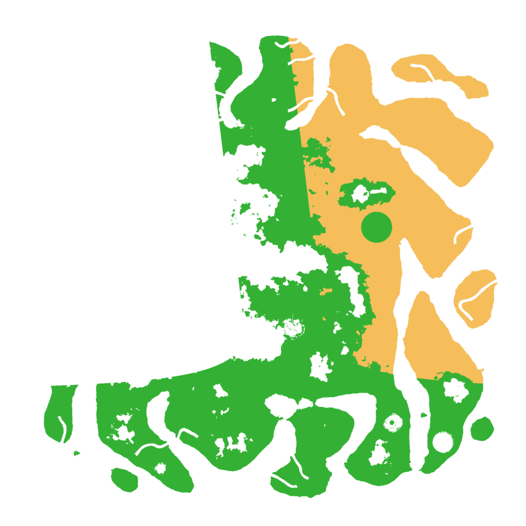 Biome Rust Map: Procedural Map, Size: 4500, Seed: 1233579