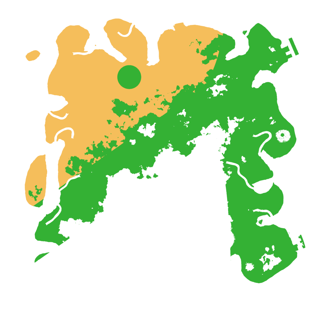 Biome Rust Map: Procedural Map, Size: 3500, Seed: 5176930