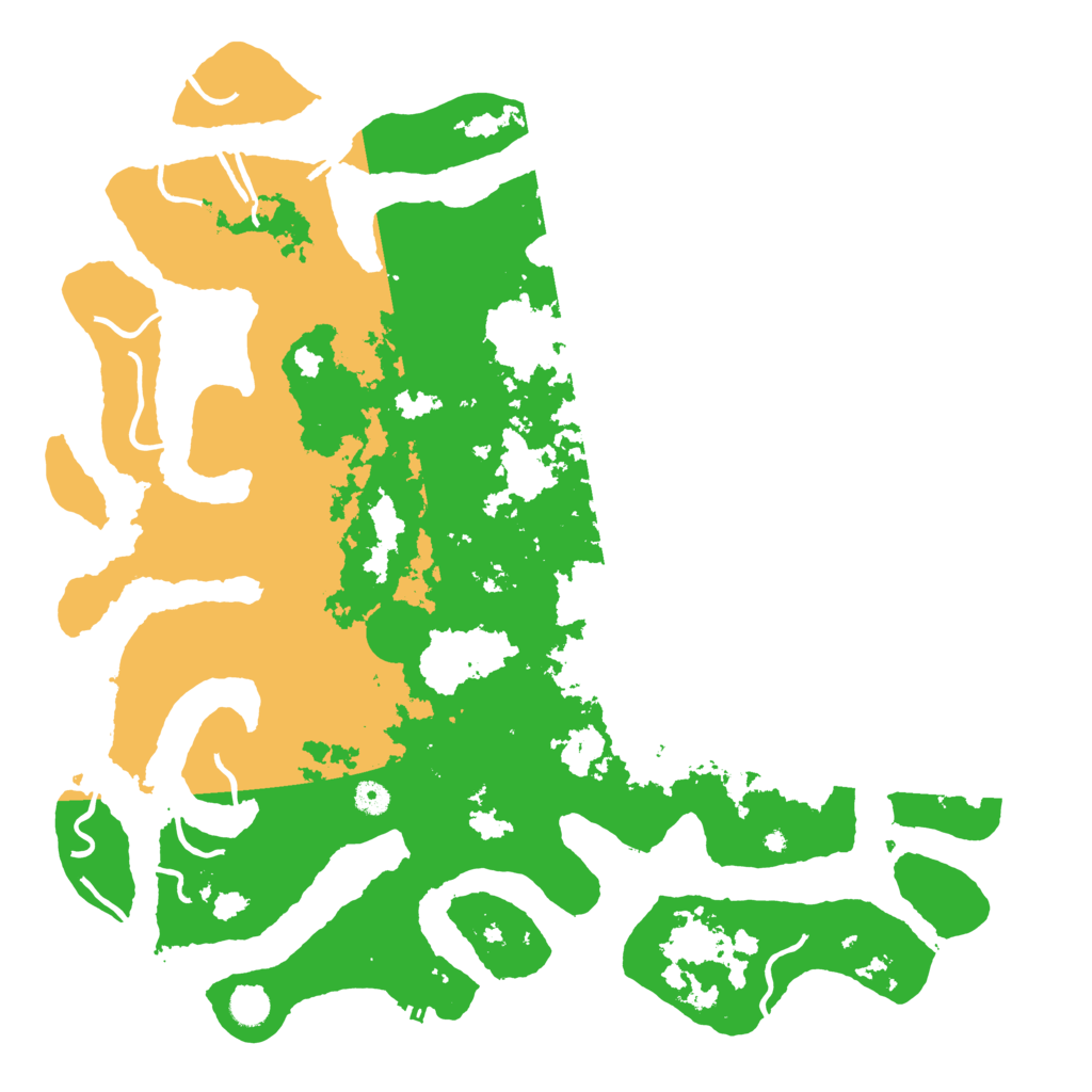 Biome Rust Map: Procedural Map, Size: 4800, Seed: 1250