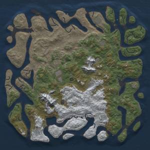 Thumbnail Rust Map: Procedural Map, Size: 6000, Seed: 56, 20 Monuments