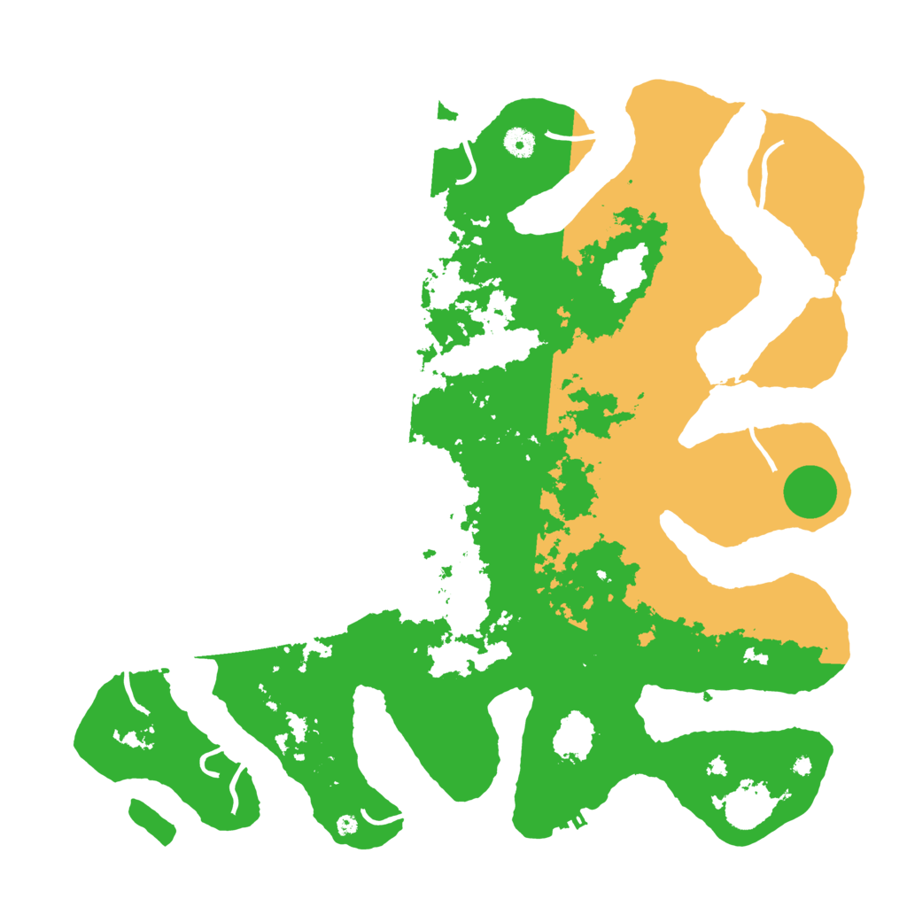 Biome Rust Map: Procedural Map, Size: 4500, Seed: 44514