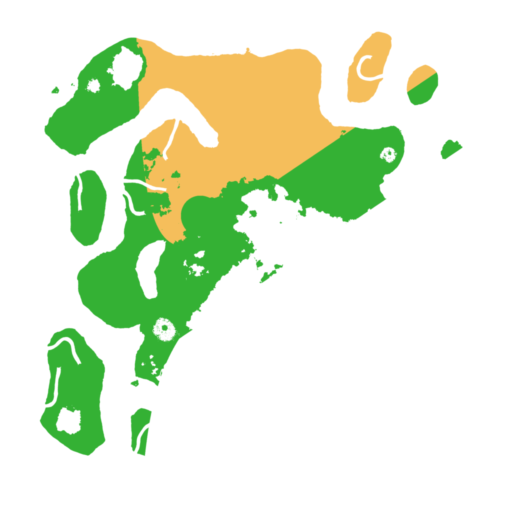 Biome Rust Map: Procedural Map, Size: 3500, Seed: 3682362