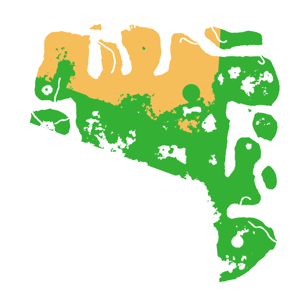 Biome Rust Map: Procedural Map, Size: 4500, Seed: 3484696