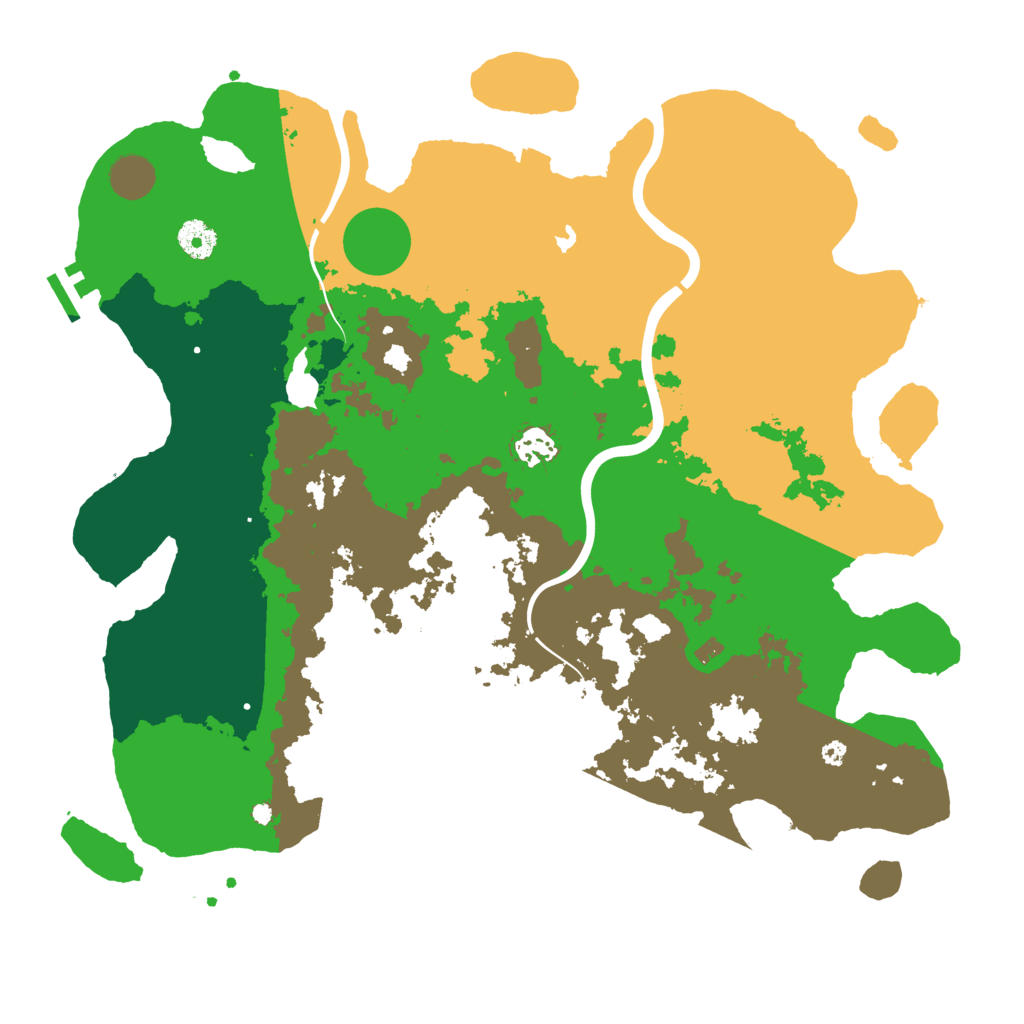 Biome Rust Map: Procedural Map, Size: 4000, Seed: 776366