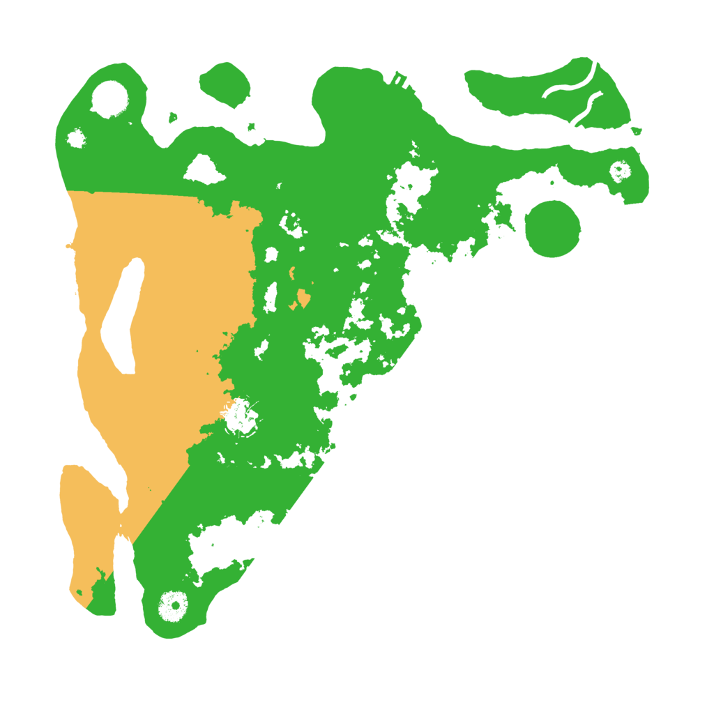 Biome Rust Map: Procedural Map, Size: 3550, Seed: 443311