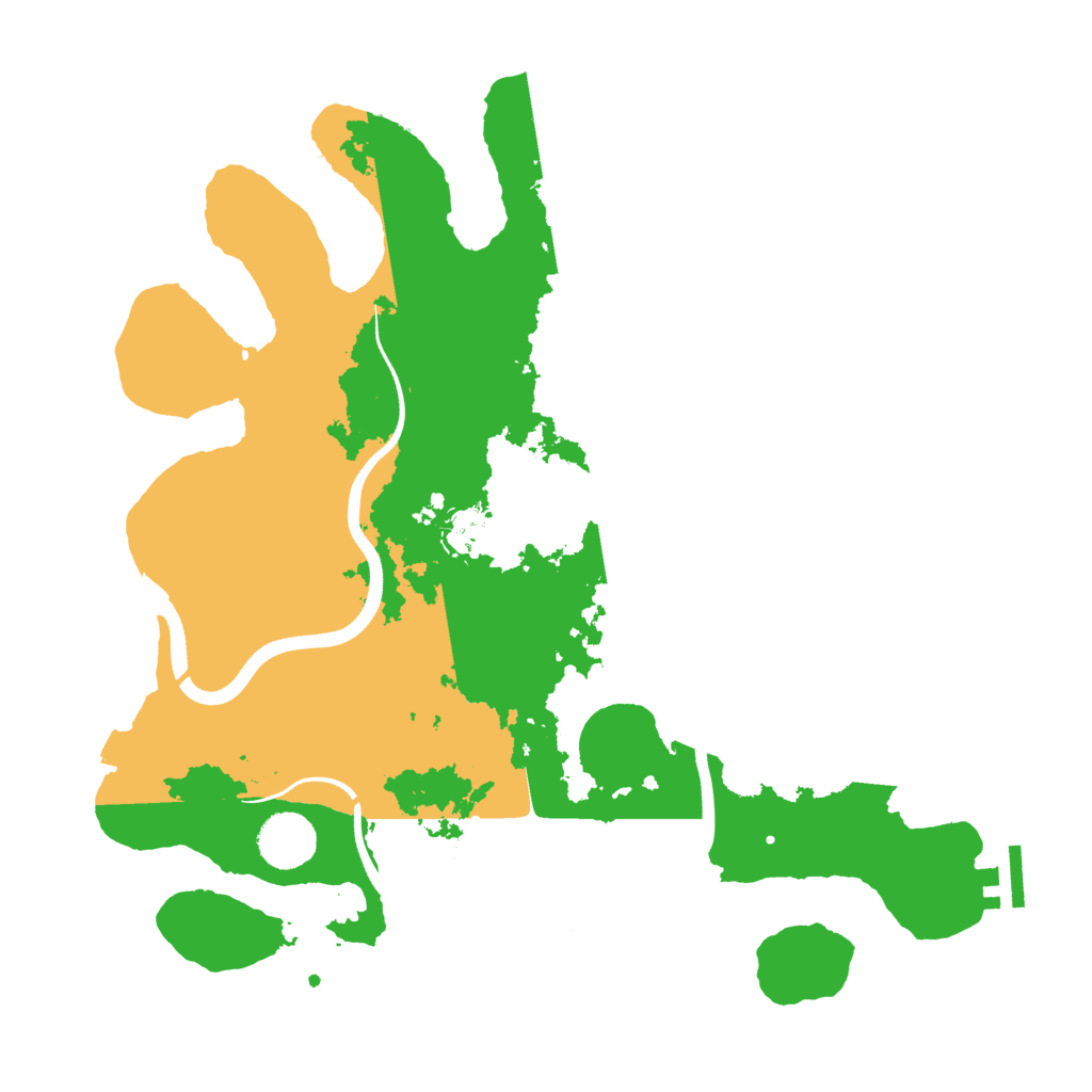 Biome Rust Map: Procedural Map, Size: 3550, Seed: 629640