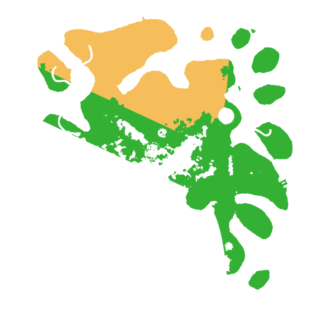 Biome Rust Map: Procedural Map, Size: 3550, Seed: 126490