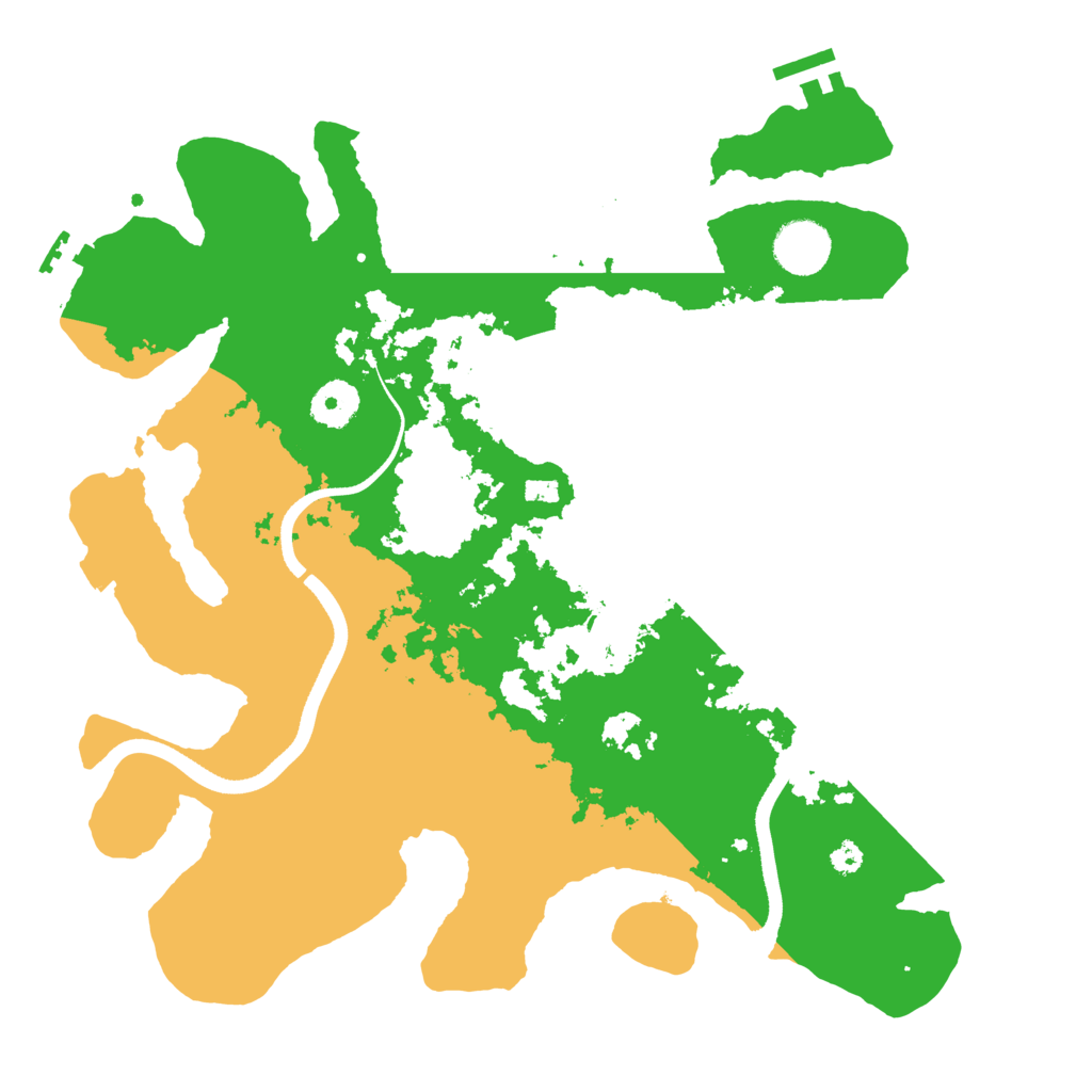 Biome Rust Map: Procedural Map, Size: 3500, Seed: 5837826