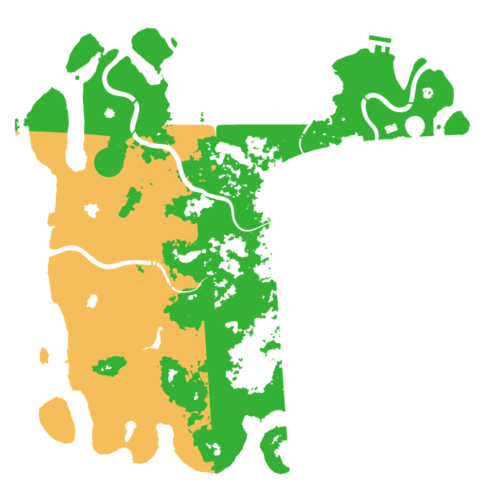 Biome Rust Map: Procedural Map, Size: 4500, Seed: 4533226