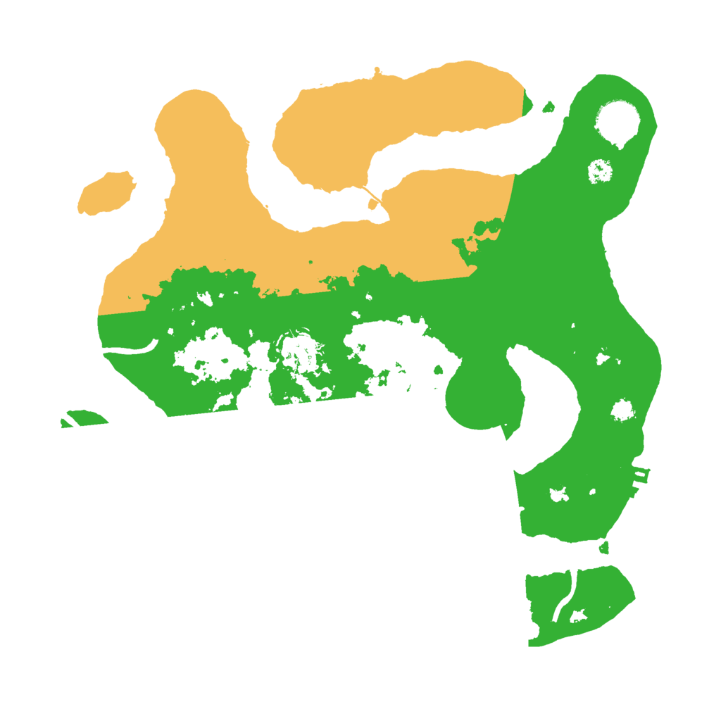 Biome Rust Map: Procedural Map, Size: 3000, Seed: 4202928