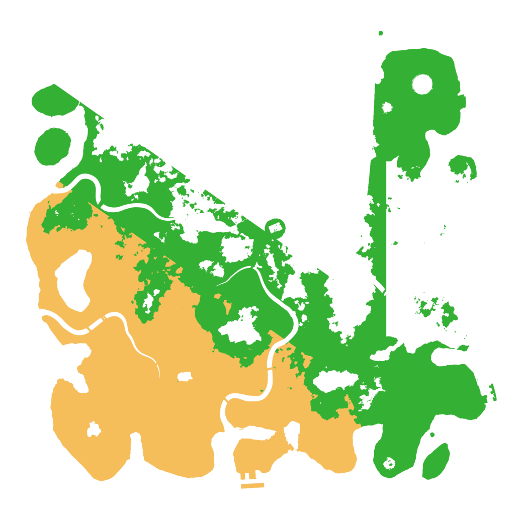 Biome Rust Map: Procedural Map, Size: 4500, Seed: 5669725