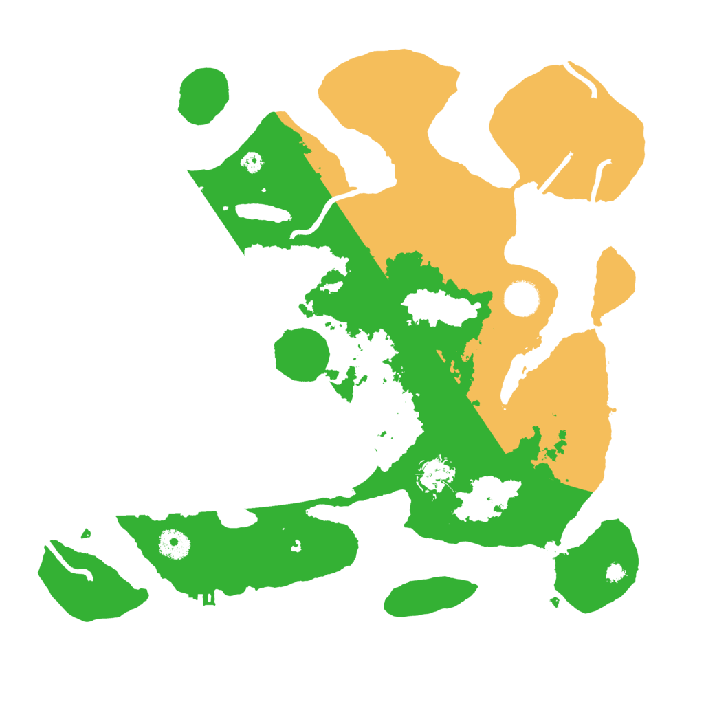 Biome Rust Map: Procedural Map, Size: 3500, Seed: 4435781