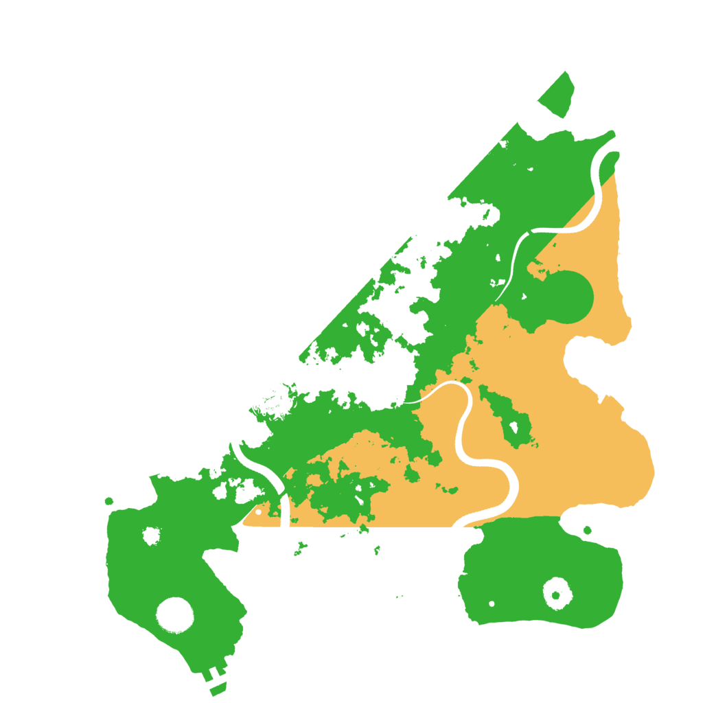 Biome Rust Map: Procedural Map, Size: 3500, Seed: 2248261