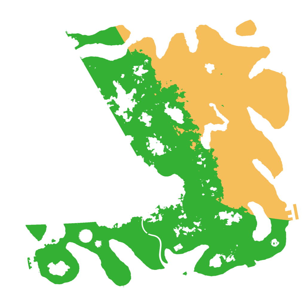 Biome Rust Map: Procedural Map, Size: 4000, Seed: 666305