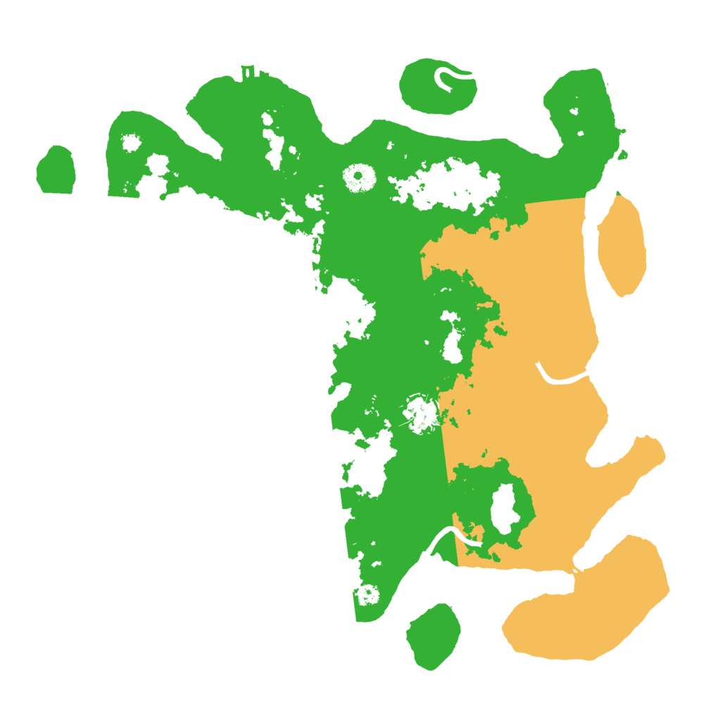 Biome Rust Map: Procedural Map, Size: 3500, Seed: 329715
