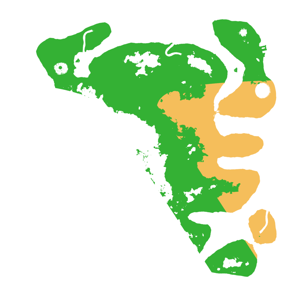 Biome Rust Map: Procedural Map, Size: 3550, Seed: 909866