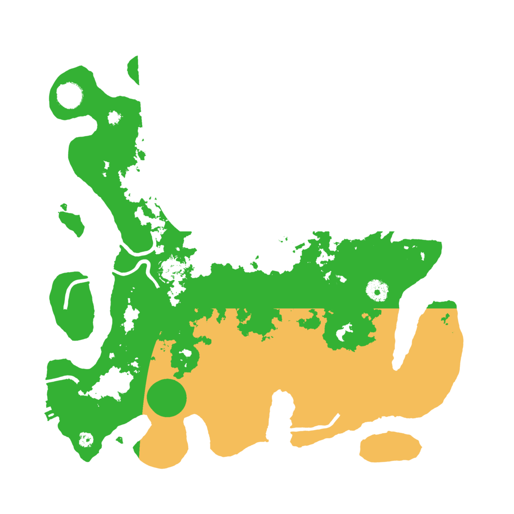 Biome Rust Map: Procedural Map, Size: 3550, Seed: 718208