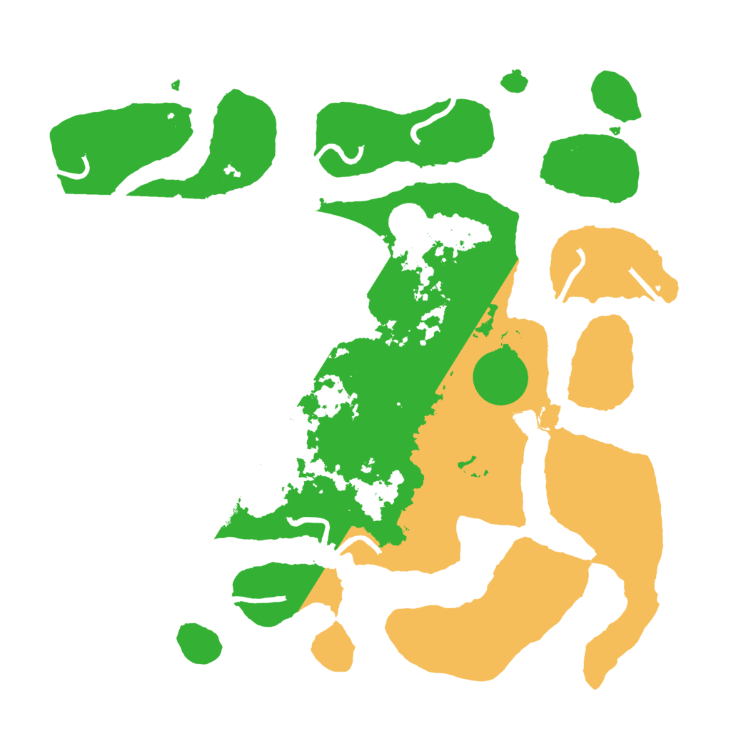 Biome Rust Map: Procedural Map, Size: 3550, Seed: 345309