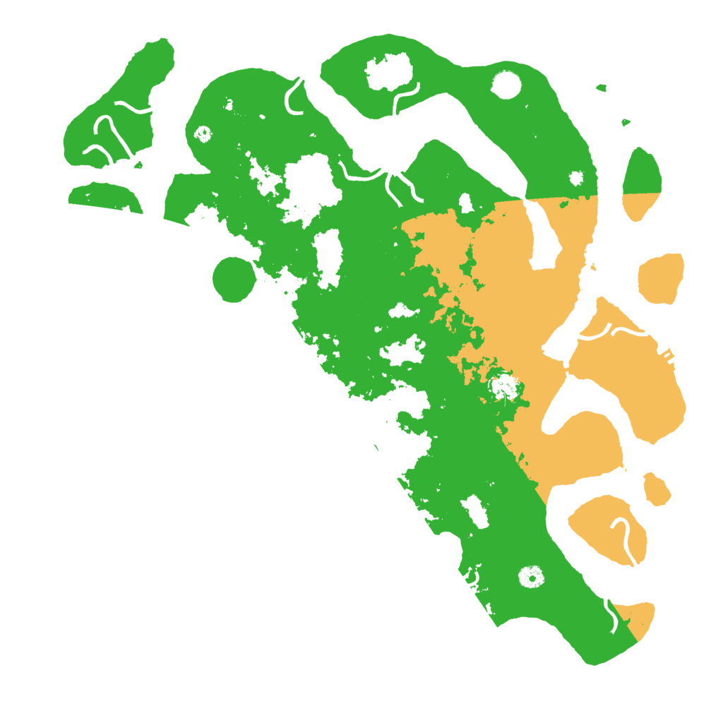 Biome Rust Map: Procedural Map, Size: 4500, Seed: 4963188