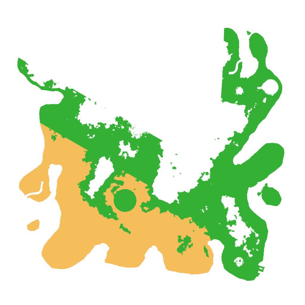 Biome Rust Map: Procedural Map, Size: 3550, Seed: 494532