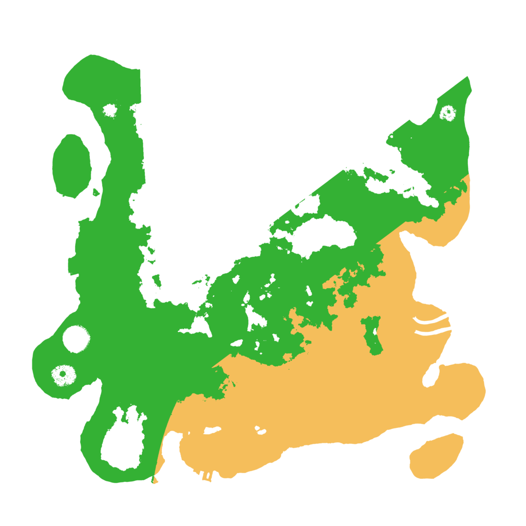 Biome Rust Map: Procedural Map, Size: 3500, Seed: 2519673