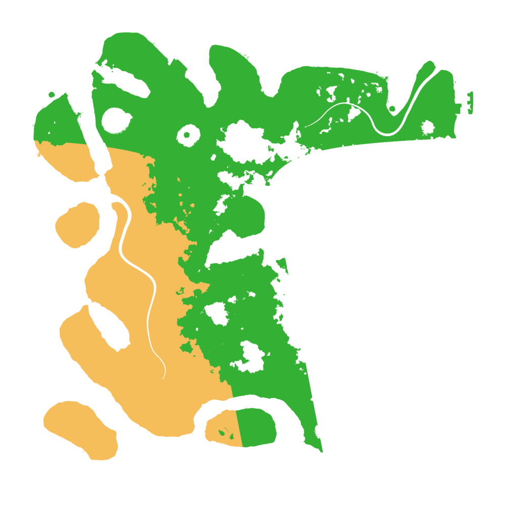 Biome Rust Map: Procedural Map, Size: 3500, Seed: 5467975