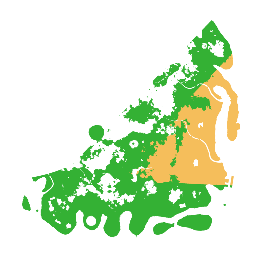 Biome Rust Map: Procedural Map, Size: 4500, Seed: 1849299