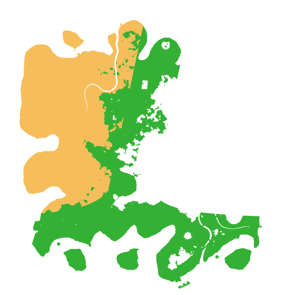 Biome Rust Map: Procedural Map, Size: 3550, Seed: 853493