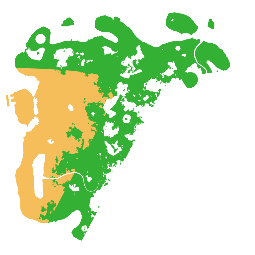 Biome Rust Map: Procedural Map, Size: 4500, Seed: 6175983