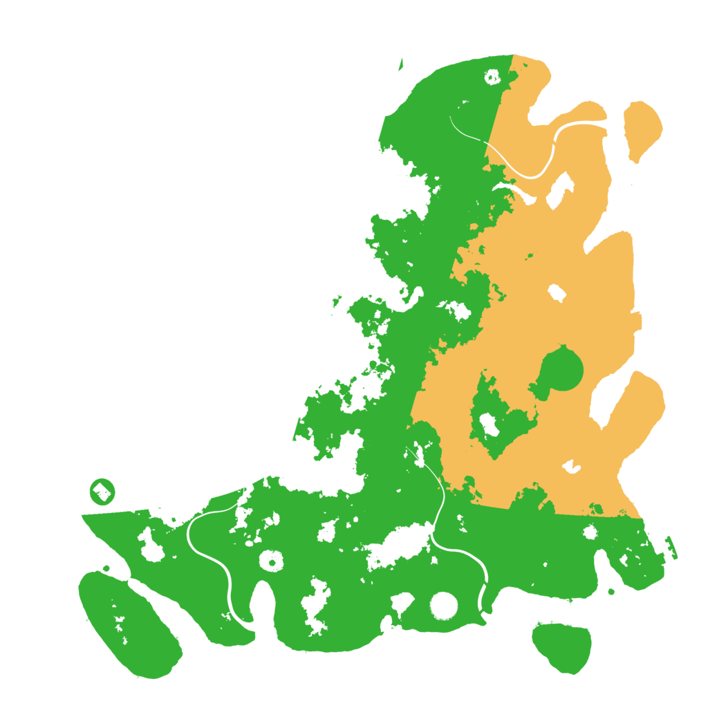 Biome Rust Map: Procedural Map, Size: 4500, Seed: 6295257