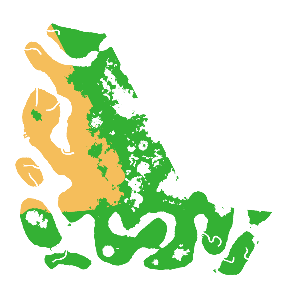 Biome Rust Map: Procedural Map, Size: 4500, Seed: 518339