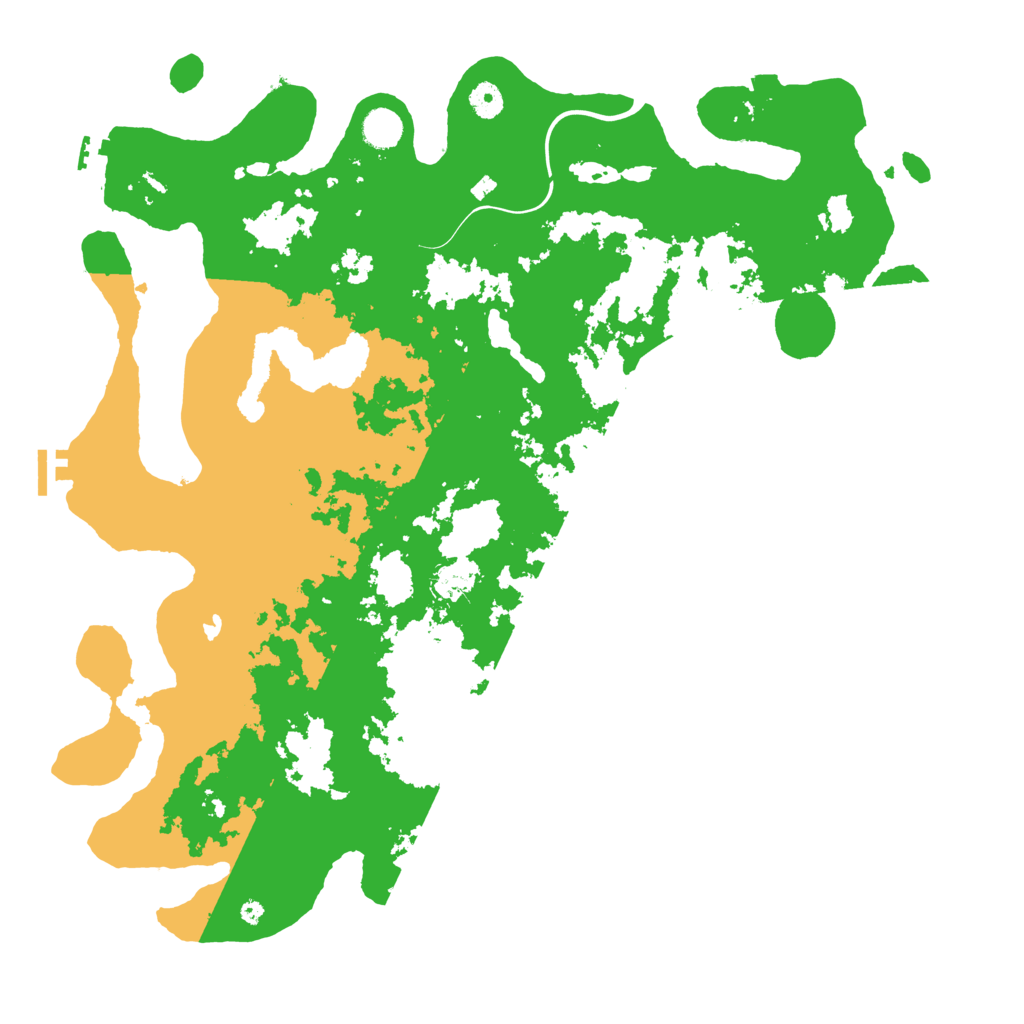 Biome Rust Map: Procedural Map, Size: 4500, Seed: 3605080