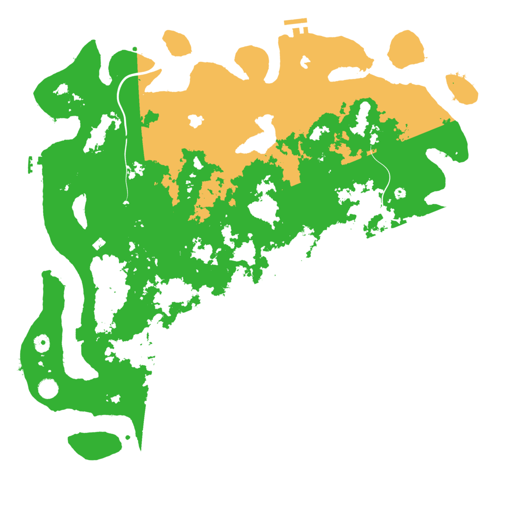 Biome Rust Map: Procedural Map, Size: 4500, Seed: 4448533