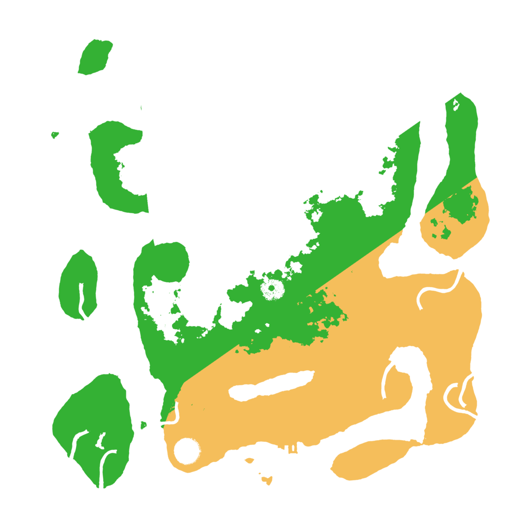 Biome Rust Map: Procedural Map, Size: 3550, Seed: 958606