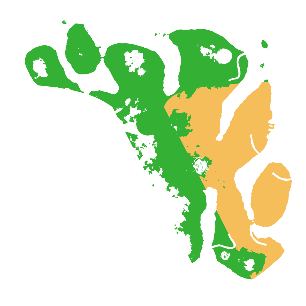 Biome Rust Map: Procedural Map, Size: 3550, Seed: 434731