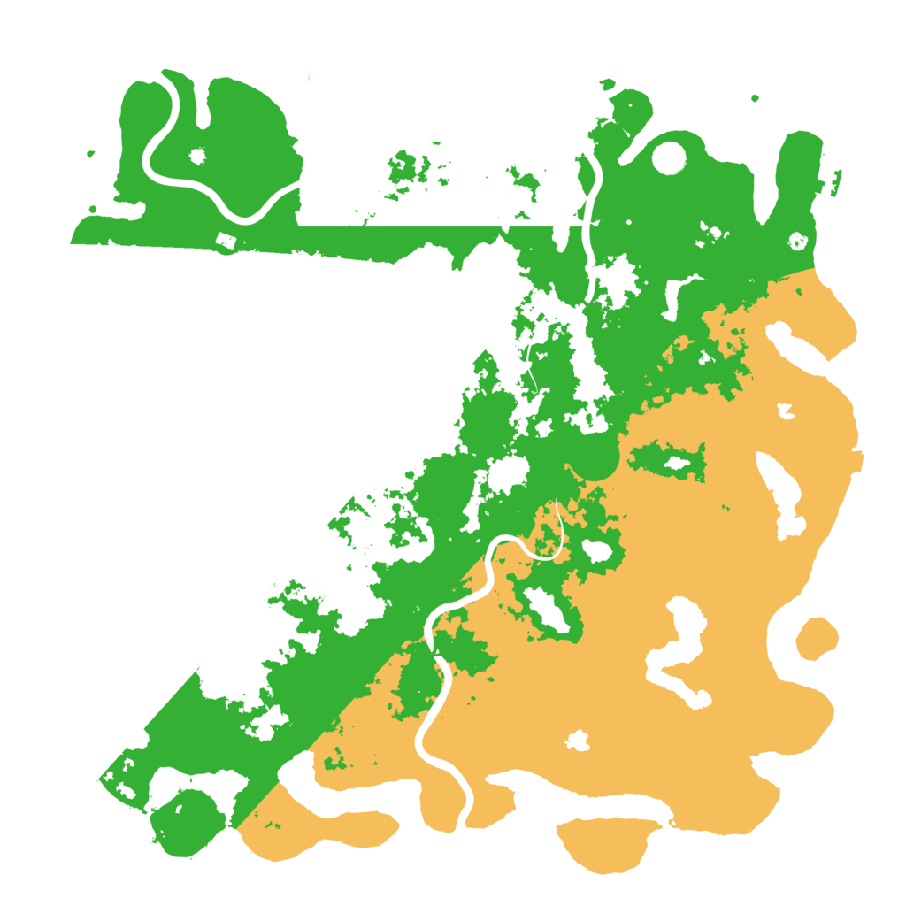 Biome Rust Map: Procedural Map, Size: 5000, Seed: 1234567