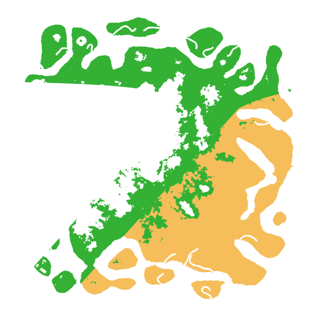 Biome Rust Map: Procedural Map, Size: 5000, Seed: 1234567