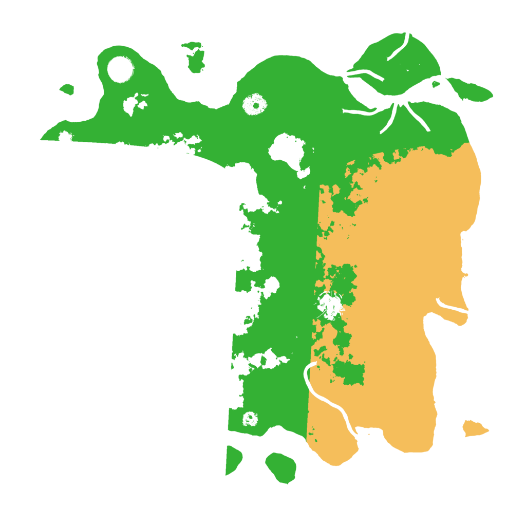 Biome Rust Map: Procedural Map, Size: 3550, Seed: 810367